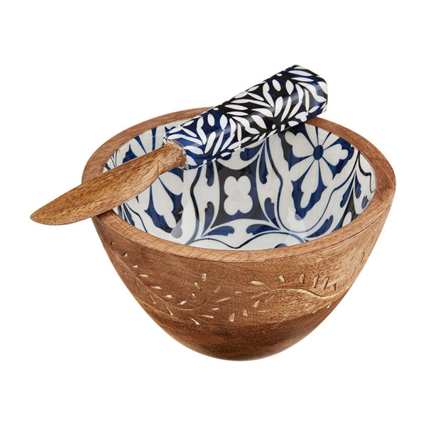 Mud Pie™ Wood Serving Bowl Wayfair